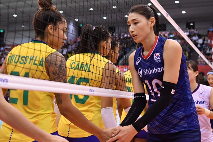 Seleção Brasileira Feminina de vôlei enfrenta a Coreia do Sul em