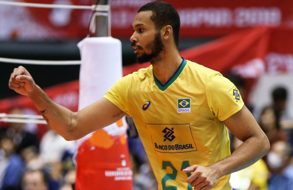 Alan de Souza - seleção brasileira de vôlei - Olimpíada de Tóquio 2020