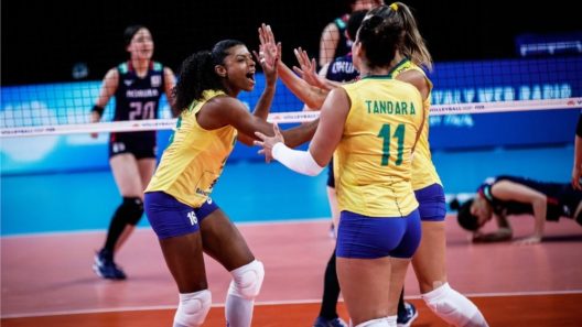 Brasil x Japão - Liga das Nações feminina