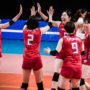 Seleção japonesa celebrando