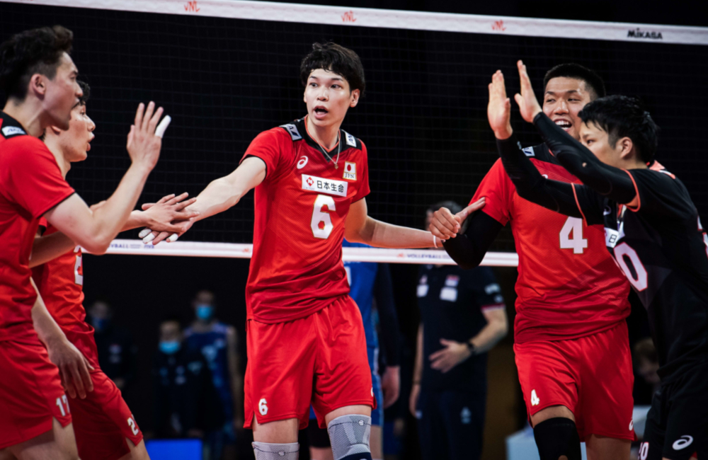 Japão enfrenta Brasil pela VNL