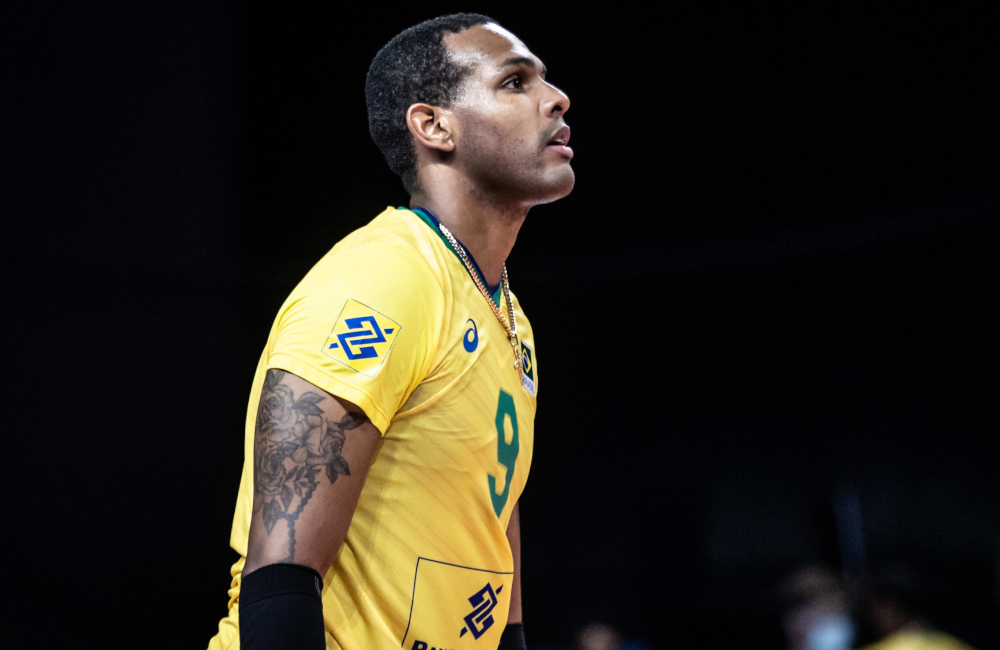 Leal destaque da vitória do Brasil contra Holanda VNL