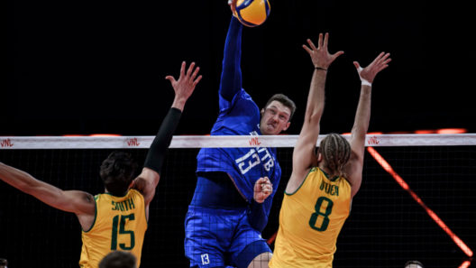 Muserskiy Rússia vence Austrália VNL