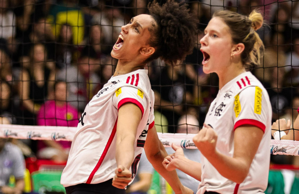 Lorena e Brie estão entre os destaques do Sesc Flamengo na Superliga